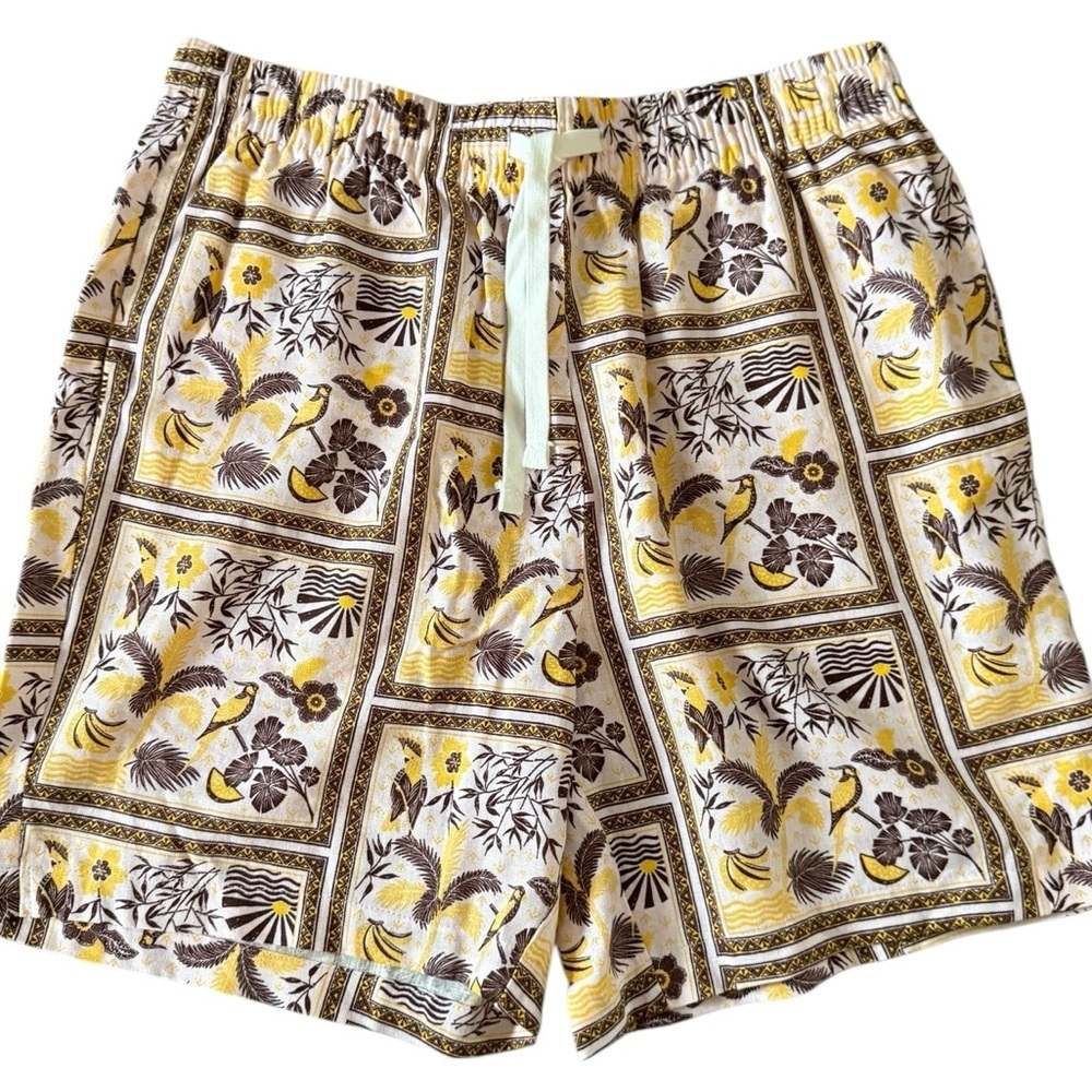 Forever 21 Men's Floral Drawstring Shorts
